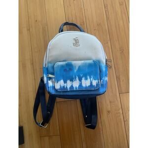 NWOT Loungefly Disney Mickey Mouse dip-dye Canvas Mini Backpack